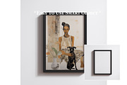 Framed floated canvas mockup, a Household Mockup by Artjafara (Thumbnail 2 of 4)