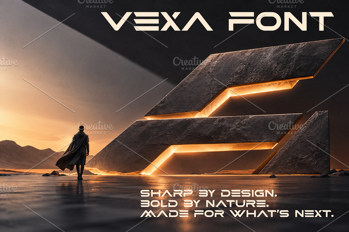 VEXA-Regular-09-26, a Sans Serif Font by canve (Photo 1 of 3)