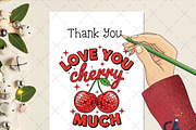 Love You Cherry Much PNG, an Illustration by Creative Art (Thumbnail 4 of 6)