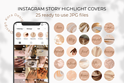 Beige Instagram Highlight Coves, a Social Media Template by DesignKora (Thumbnail 1 of 4)