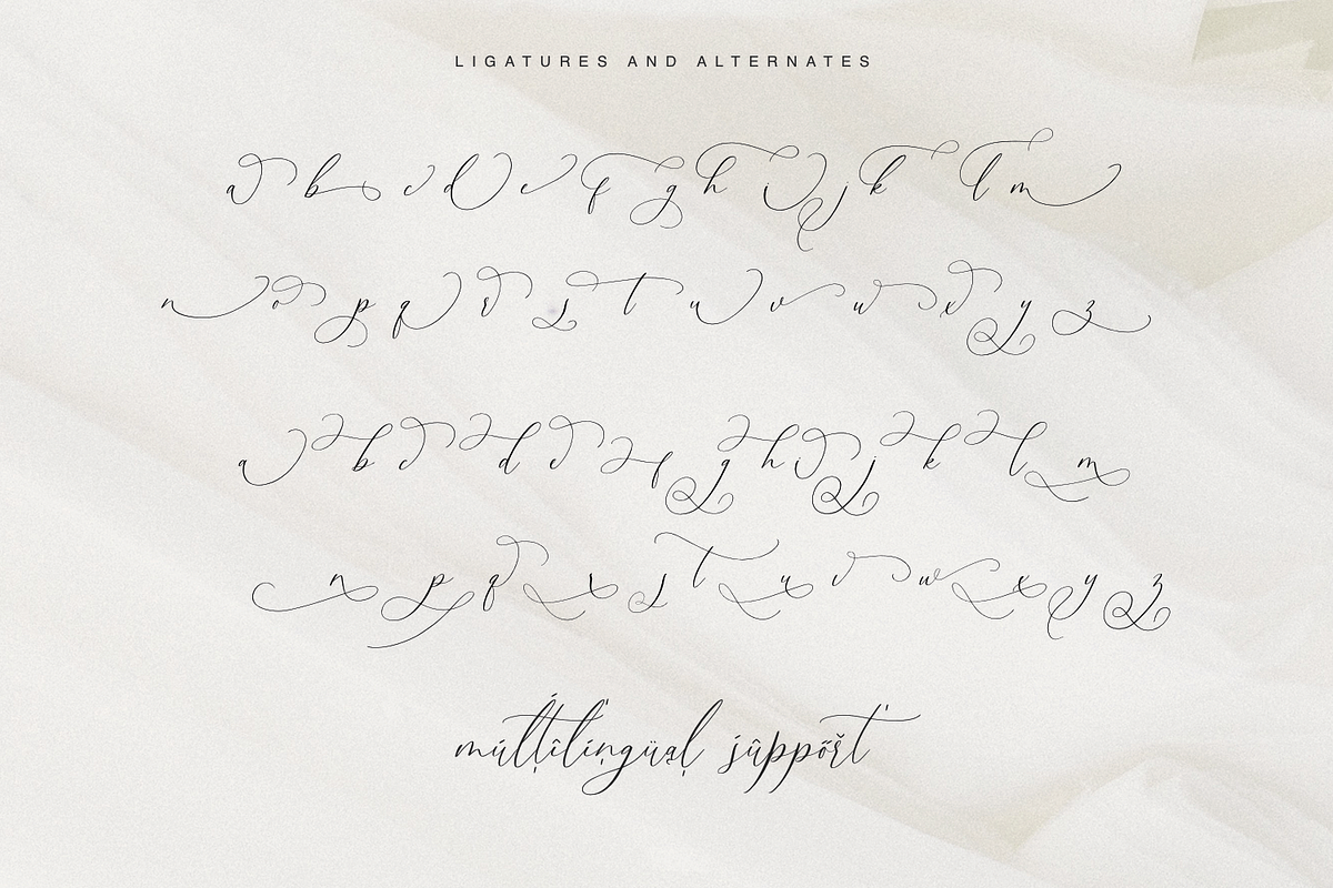 Wantemar - modern calligraphy font, a Script Font by Quothron (Photo 5 of 9)