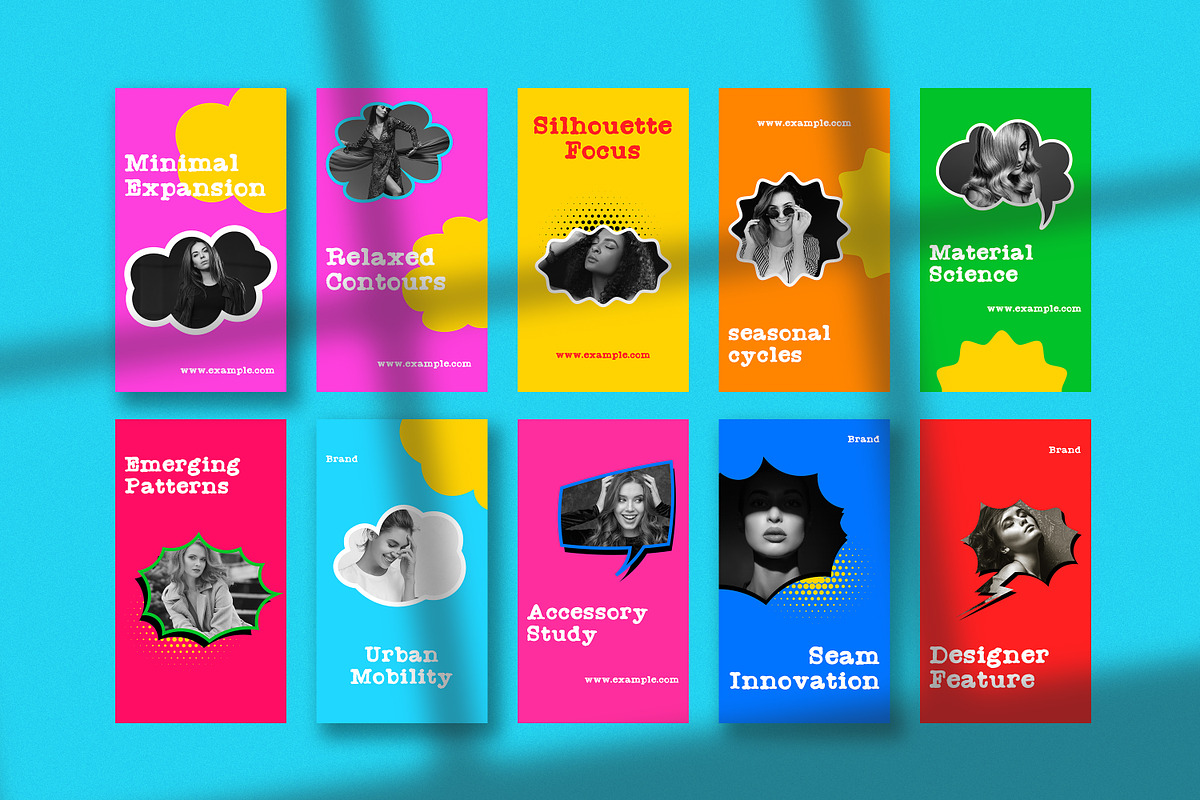 Retro Social Media BUNDLE Kit, a Social Media Template by Artisan Vibes (Photo 7 of 10)