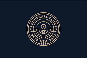 Soccer Football Club Emblem Logo