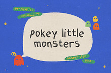 Pokey Little Monsters Handwritten
