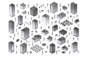Urban planning concept with, an Object Illustration by AlexZeL