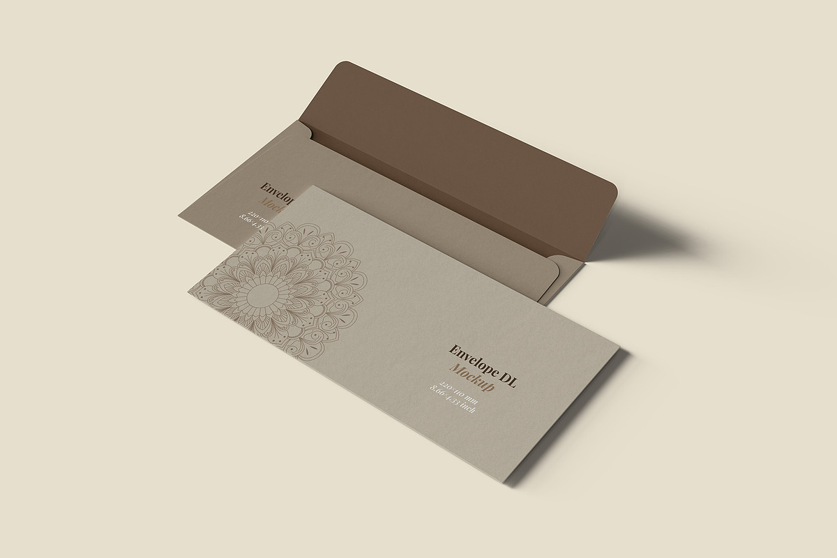 Envelope DL Mockup - 12 Views, an Advertising Mockup by Illusiongraphic (Photo 6 of 27)