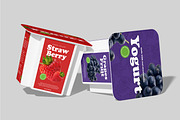 Yogurt Cup Mockup, a Packaging Mockup by Permadi Creative (Thumbnail 2 of 5)