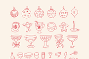 Holiday vibes, hand drawn clip art, a Graphic by venimo (Thumbnail 10 of 10)