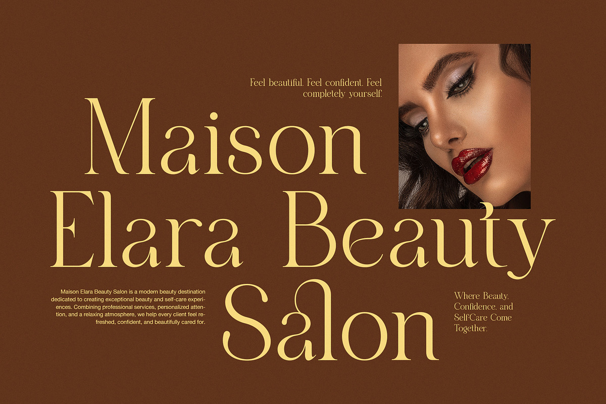 Malguit Elegant Serif Font, a Serif Font by Graphicxell (Photo 4 of 8)