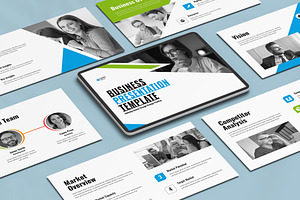Business Presentation Template, a Presentation Template by Mighty-Slide