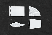 46 Textured Torn Paper Pieces Strips, a Texture Graphic by Ksuview (Thumbnail 8 of 8)