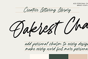 Oakrest Charm Modern Handwritten, a Script Font by Letterena Studios Script (Thumbnail 1 of 10)