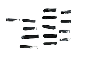 Brush strokes set