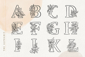 Floralia Botanic Font