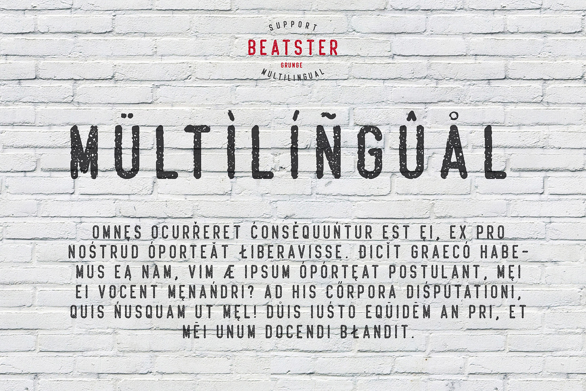 Beatster | With Extra, a Sans Serif Font by MuSan (Photo 4 of 8)