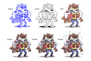 Werewolf, an Illustration by Cartoon Shop (Thumbnail 5 of 6)