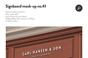 50 sign facade signboard logo mock, a Product Mockup by PrintPixel (Thumbnail 44 of 53)