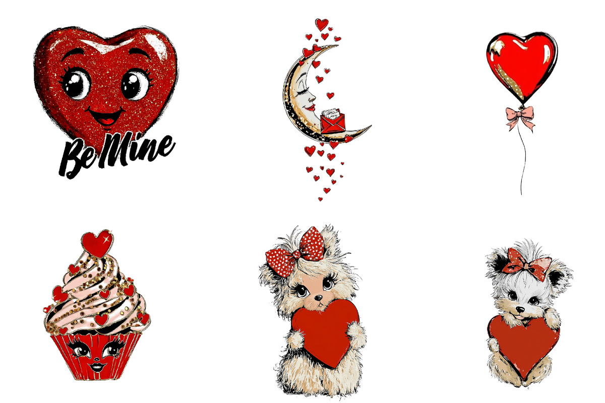 Sweet Valentine Clipart, an Illustration by CreationArt (Photo 2 of 6)