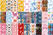 120 Bows Seamless Patterns, a Pattern Graphic by mkStudioLab (Thumbnail 6 of 6)
