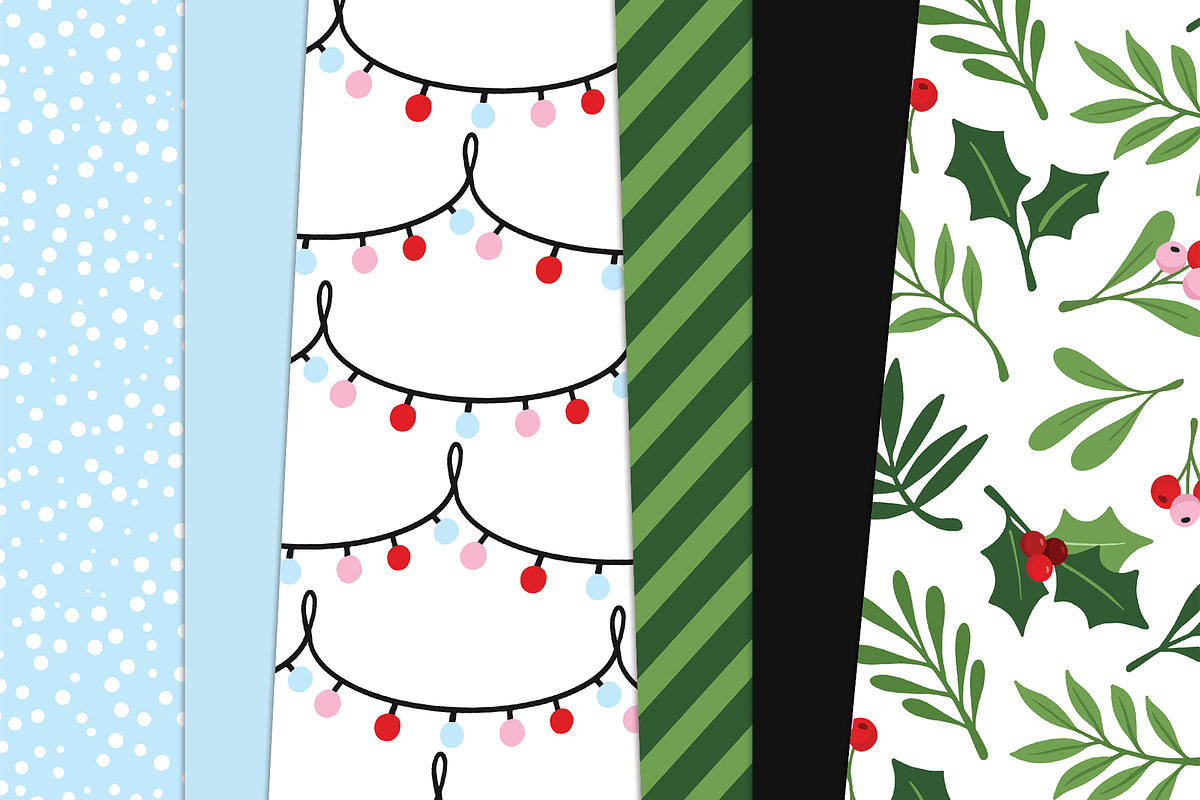 Seamless Christmas Digital Bundle, a Pattern Graphic by Paper Starr Studio (Photo 5 of 8)