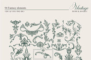 Vintage Tropical Bouquet, a Pattern Graphic by Collection by VY (Thumbnail 5 of 11)