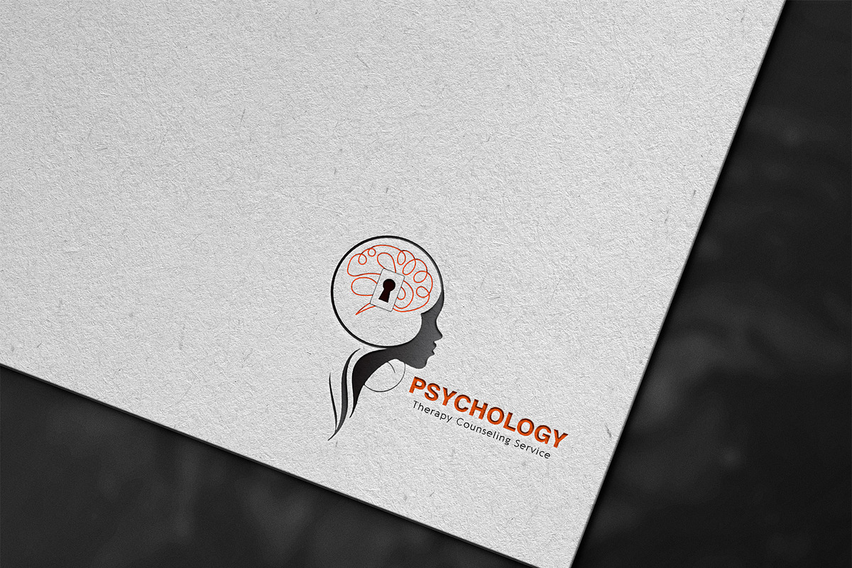 Modern Psychologist Logo Template preview 4
