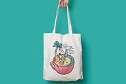 Coffee with a beach view, a Food Illustration by gunaonedesign (Thumbnail 4 of 4)