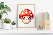 Watercolor Kawaii Vegetables Clipart, an Illustration by Canvas Craft (Thumbnail 5 of 7)