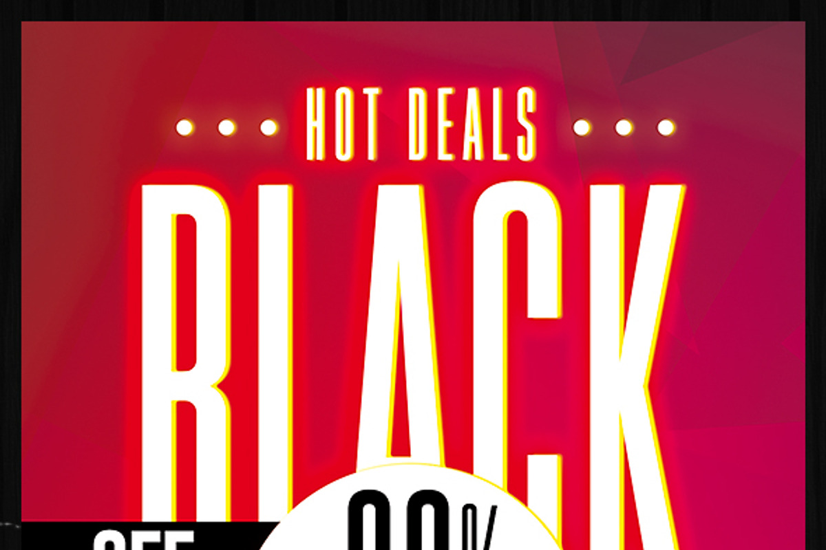 Hot Deals Black Friday Flyer, a Flyer Template by GraphicDiamonds (Photo 5 of 5)
