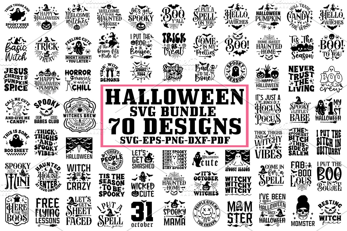 Halloween SVG Bundle, Halloween SVG, a Graphic by Designer302 (Photo 1 of 3)