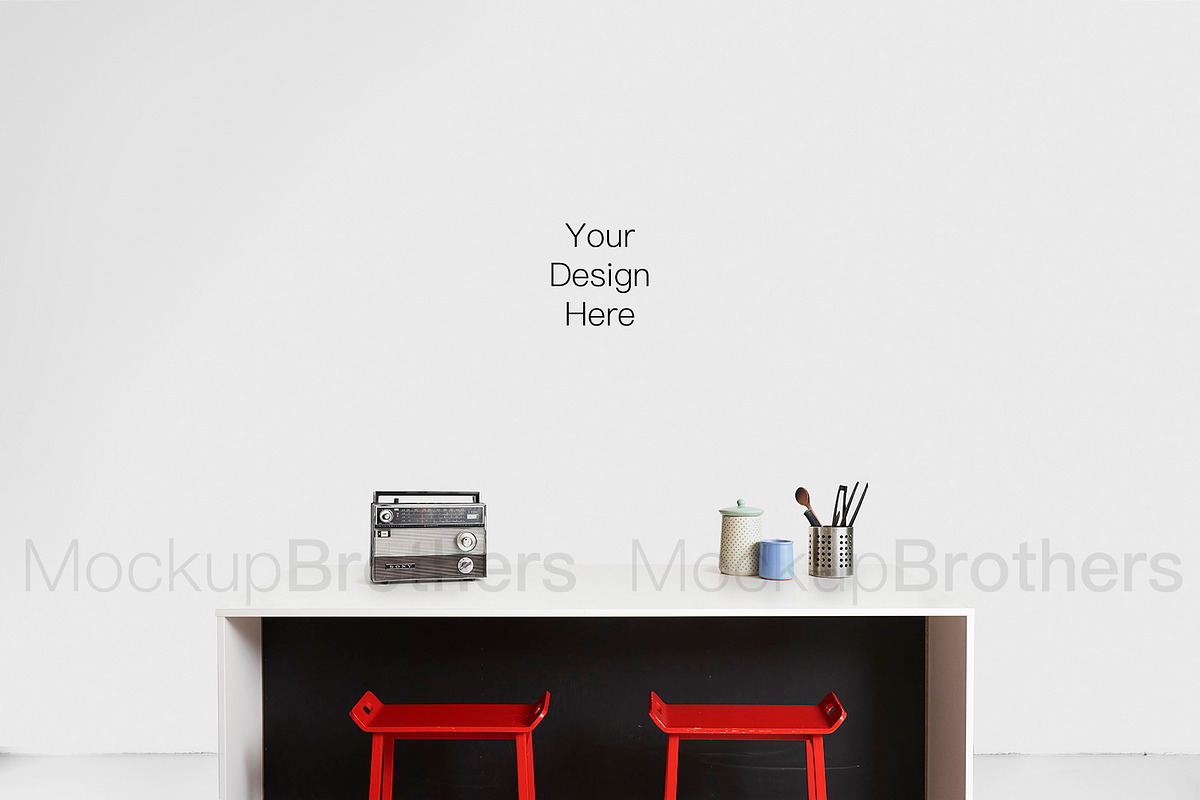 Kitchen mockup mock up 18, a Print Template by MockUpBrothers (Photo 3 of 5)