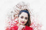 Artistic Portrait Typography Art, an Action Add-On by MRI STUDIO (Thumbnail 5 of 16)