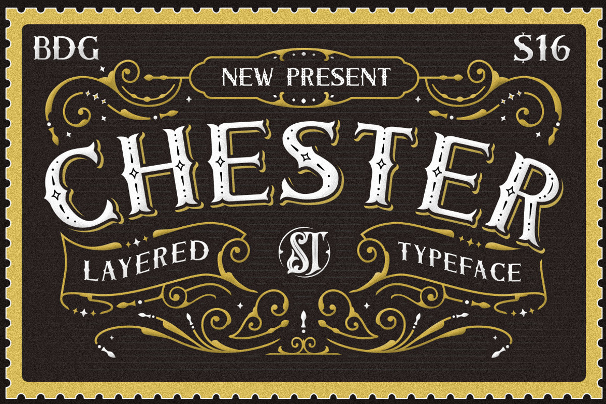 Chester | Display Layered Serif