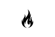 Abstract Fire Flame Silhouette, an Illustration by Designer_Momina (Thumbnail 4 of 8)