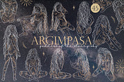 1300+ Aphrodites Astery Bundle, an Object Illustration by Chikovnaya (Thumbnail 4 of 20)