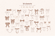 Charming hand drawn bows set, a Decorative Illustration by soboleva alya (Thumbnail 2 of 10)
