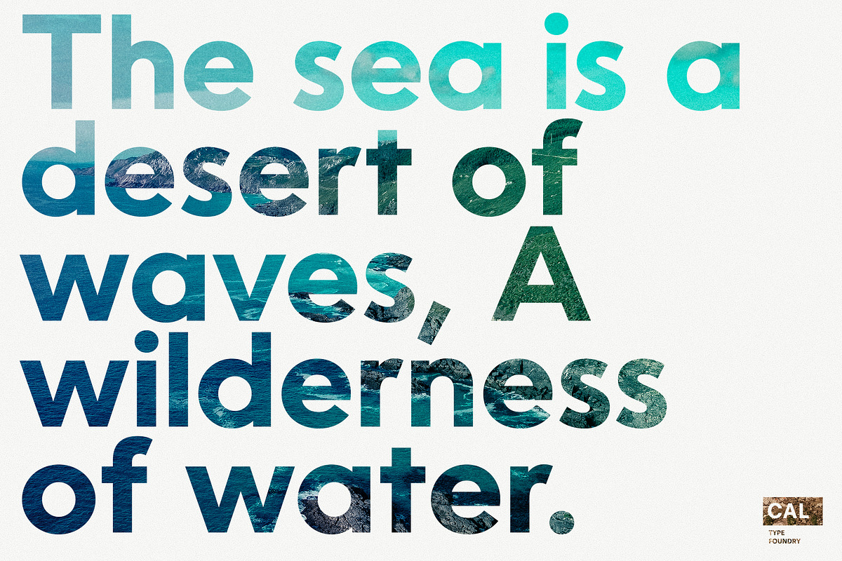 Oceanwide Standard: 6 Fonts Package, a Sans Serif Font by California Type Foundry (Photo 2 of 8)