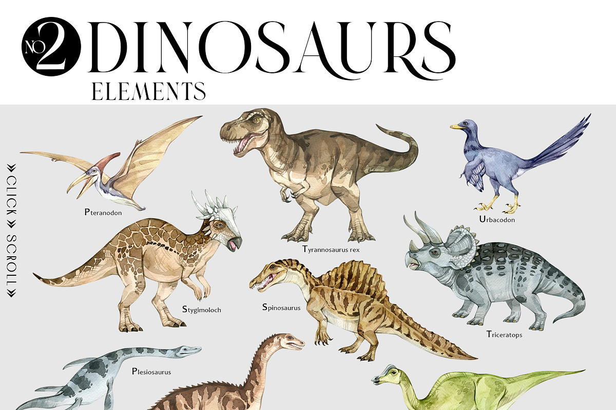 DINOSAURIA  Prehistoric encyclopedia, an Animal Illustration by Anastezia Luneva (Photo 4 of 11)