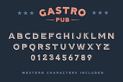 Gastro Pub - Type Family, a Sans Serif Font by Hustle Supply Co. (Thumbnail 3 of 9)