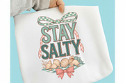 Stay Salty Coquette Bow Summer PNG, an Illustration by Designking (Thumbnail 2 of 6)
