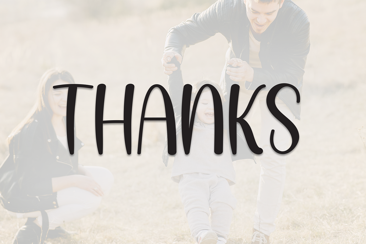 Love Family | Script Font, a Script Font by Scratchones (Photo 9 of 9)