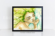 Clean black frame mockup (60) 8x10, a Print Template by BrownLeopard (Thumbnail 3 of 5)