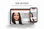 Mental Health WIX Website Template, a Wix Template by CreatedbyVision LLC (Thumbnail 1 of 10)