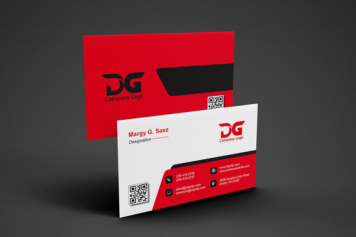 Hair Stylist Business Card Template preview 3