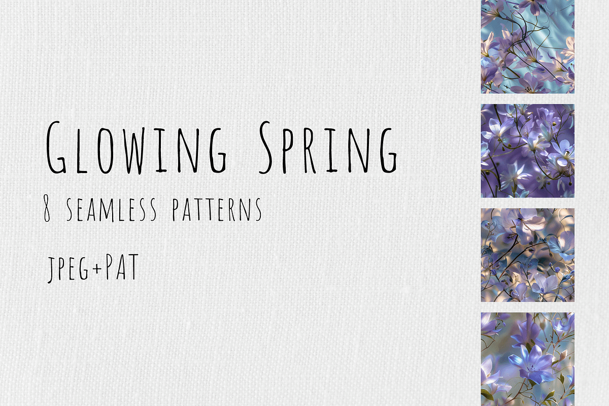 Glowing Spring - Floral Patterns, a Pattern Graphic by Art Sproot (Photo 1 of 6)