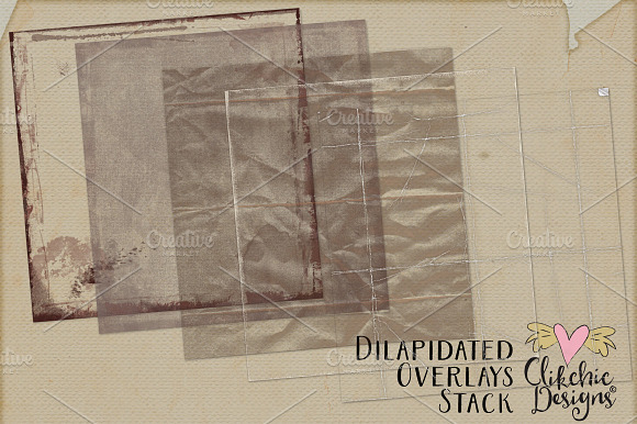 Dilapidated Textures Overlay Stack preview 8