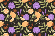 Herbs, flowers seamless patterns, a Pattern Graphic by Good Studio (Thumbnail 3 of 6)
