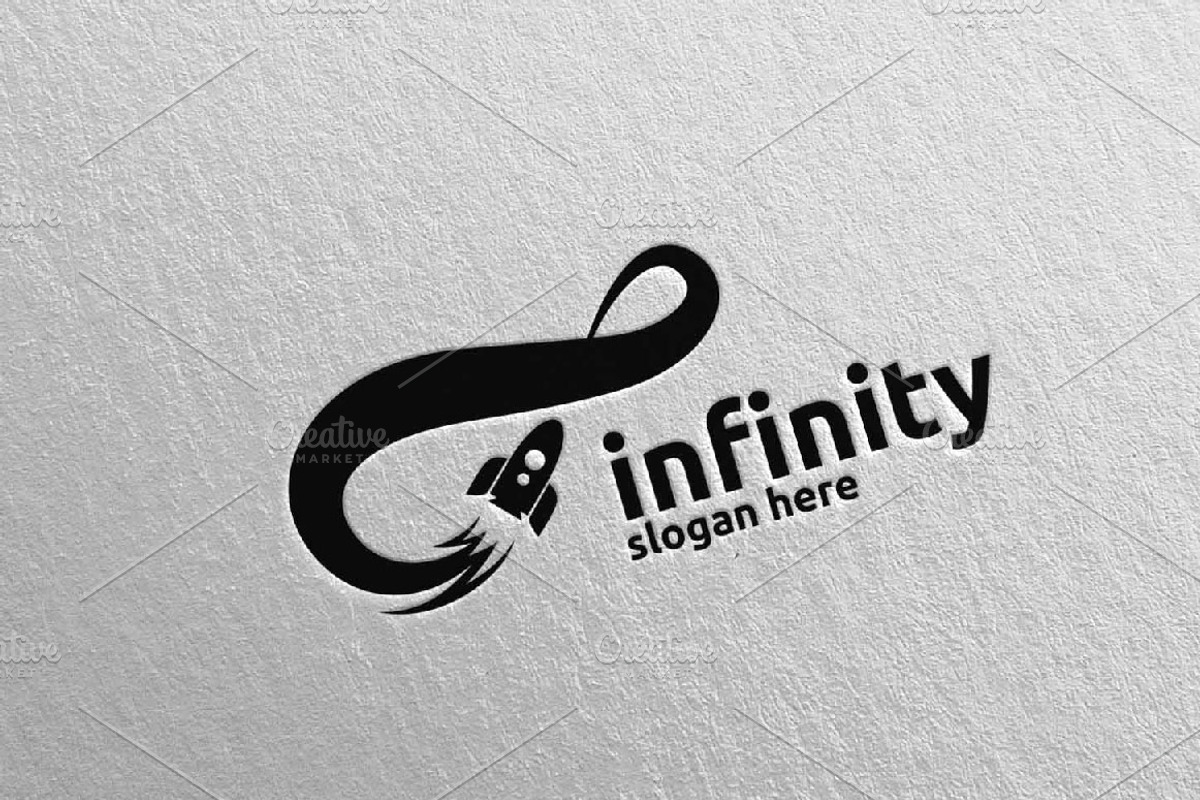 Infinity Rocket logo Design 42, a Branding & Logo Template by denayunebgt