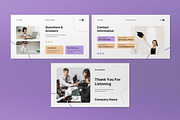 White Modern Annual Report PPT, a Presentation Template by graphicook (Thumbnail 4 of 5)
