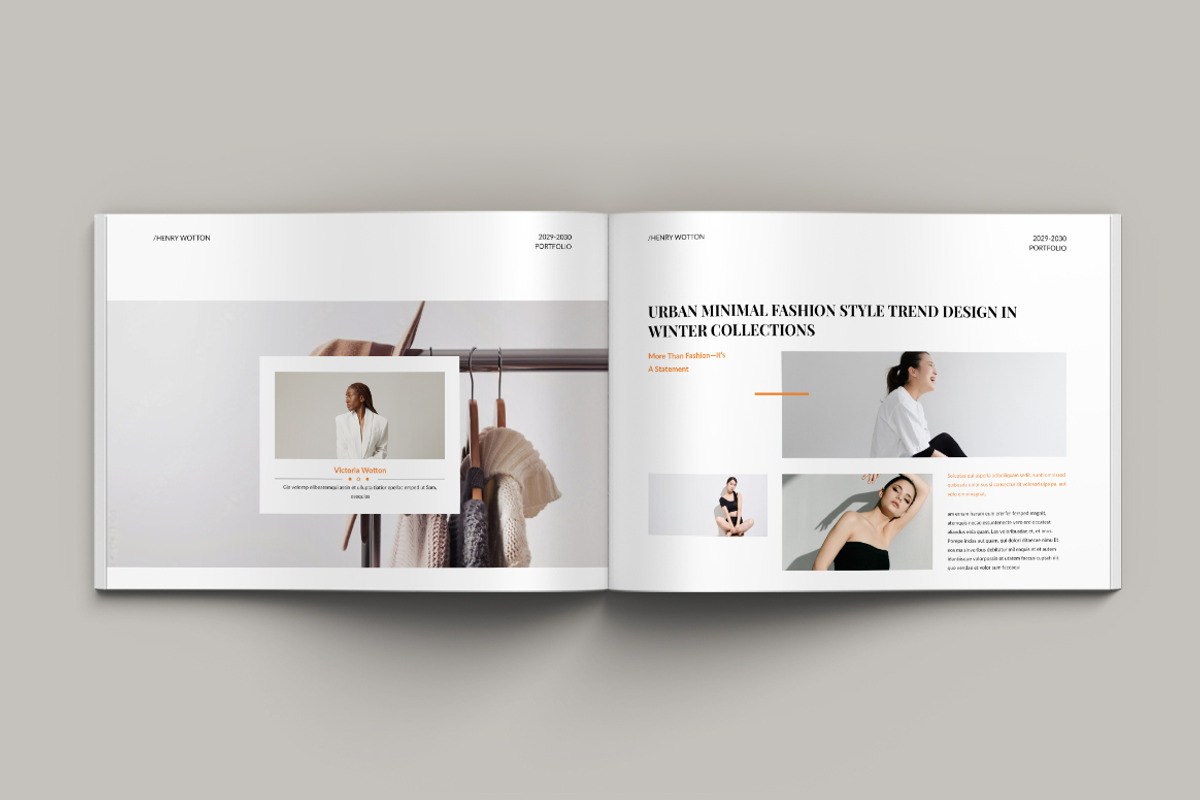 Fashion Lookbook | InDesign, a Brochure Template by Pixelpick (Photo 8 of 9)